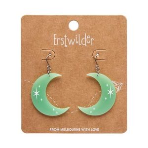 Half Moon drop earrings glow in the dark 2024