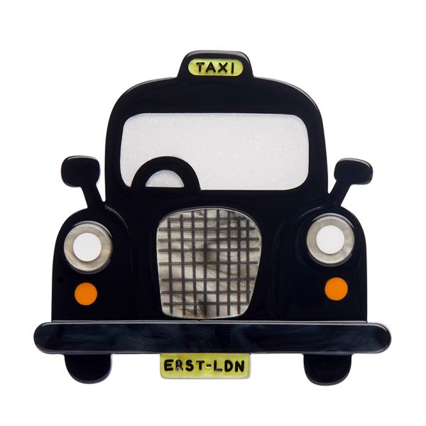 Black Cab brooch