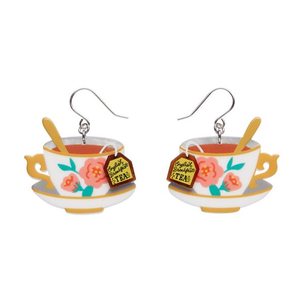 Fancy a Cuppa drop earrings