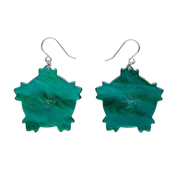 Tudor Rose drop earrings - Image 2