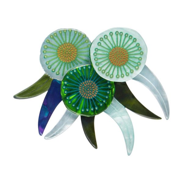 Verdant Green Gum brooch 2023