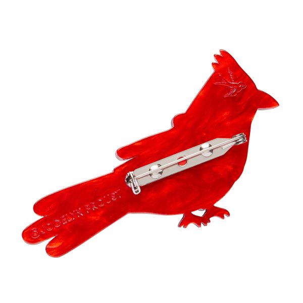 Crimson Cardinal brooch (2025) - Image 3