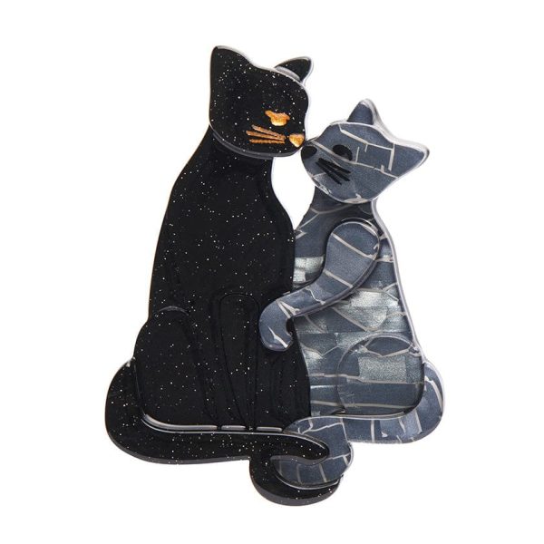 Feline Embrace brooch 2023