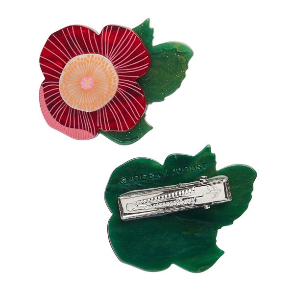 Pretty Poppies hair clips(2025) - Image 3