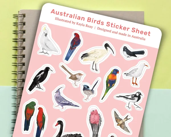 Kayla Reay Sticker Sheet Australian Birds - Image 5