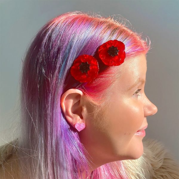 Poppy Fields Fan Favourit Hair/Cardigan clips - Image 4