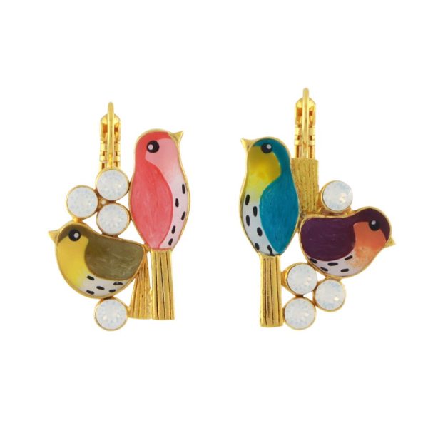 Taratata  Dormeuses Pia Pia Bird Leverback earrings