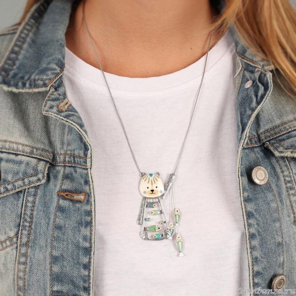 Taratata Alaska fishing bear necklace - Image 3