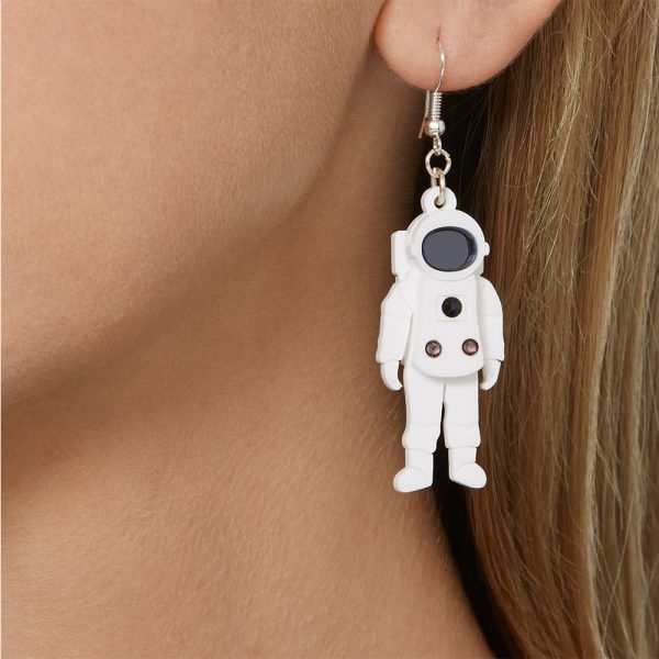 Little Moose Space Man earrings - Image 2