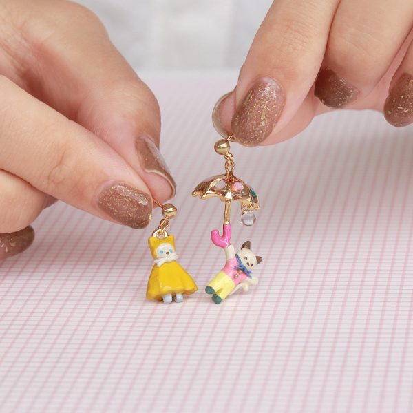 Ayatorie Rainy Cat Earrings - Image 3