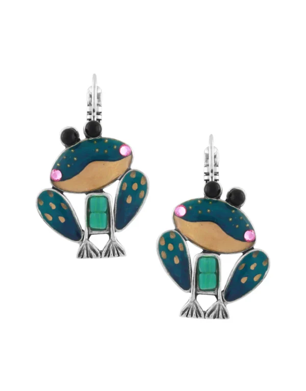 Taratata Rainette Frog leverback earring