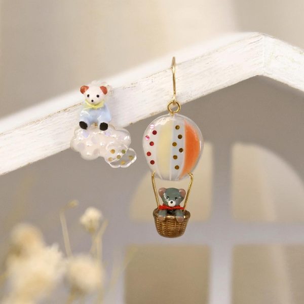 Ayatorie Little Bear Balloon earrings - Image 4