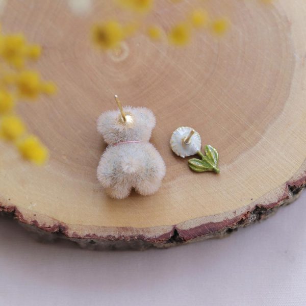 Ayatorie  fluffy bear and flower - Image 4