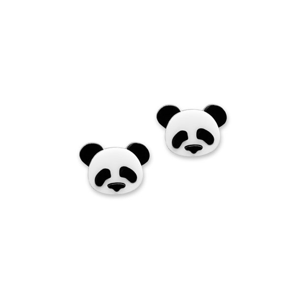 Little Moose baby panda studs