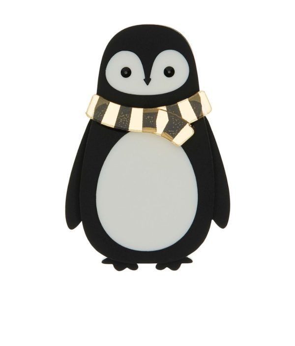 Little Moose Penguin brooch