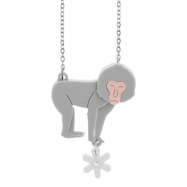 Little Moose  Snow Monkey pendant