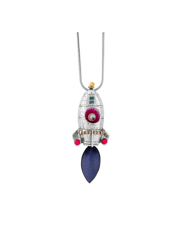 Taratata Spoutnik Rocket long necklace