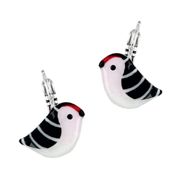 Taratata Sur le fil finch leverback earrings