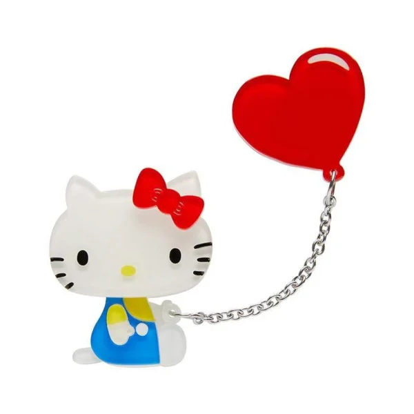 Balloon Heart Hello Kitty double brooch 2021