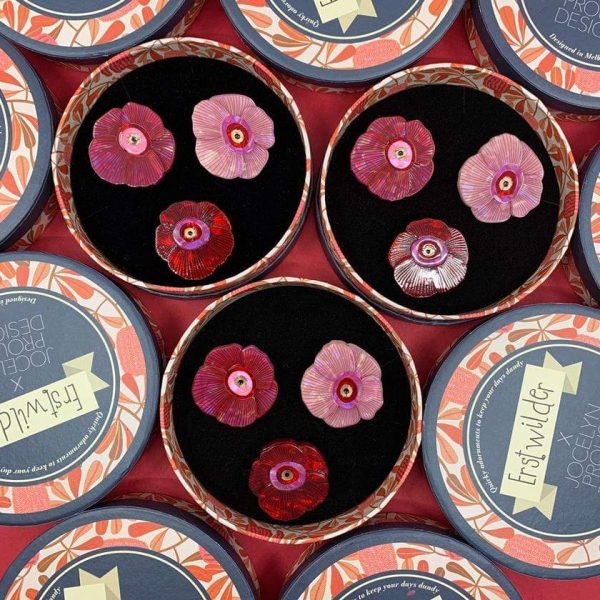 Wild Rose Bouquet brooch trio (2021) - Image 2