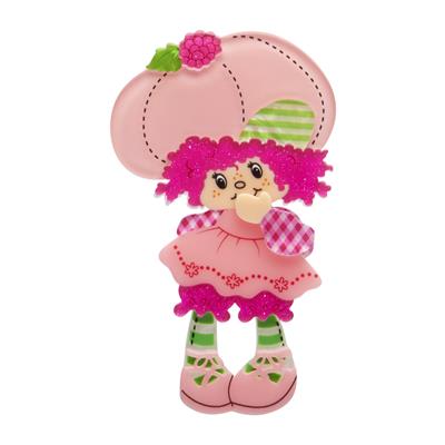 Raspberry Tart brooch (2025)