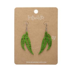 Gumleaf Drop essential earrings GREEN 2025