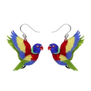 Lulu the Lorikeet drop earrings 2025