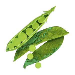 Peas Please brooch 2025