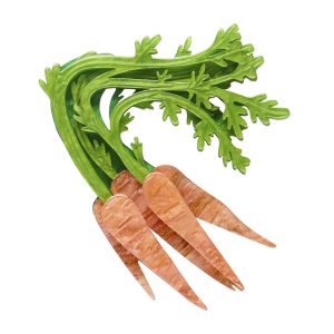 Carrot topper brooch 2025