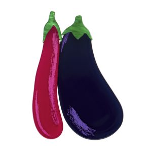 Eggplant Envy brooch 2025