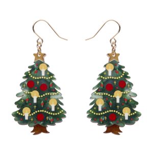 Christmas Tree Centrepiece earrings 2025