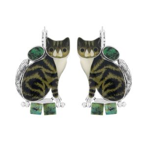 Taratata Dormeuses Tabby (large leverback earrings)