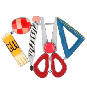 Taratata Broche Gomme (back to school) brooch