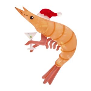 Pascal the Prawn brooch 2025