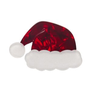 Santa's New Hat simplified range brooch 2025