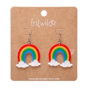 Heart Rainbow hook drop Essential Earrings 2025