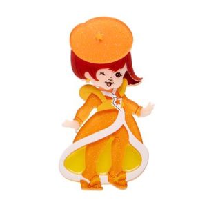 Lala Orange brooch 2025