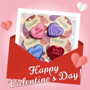 Candy Hearts Simplified brooch SET (4) 2026