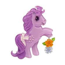 Blossom Flower Drop pony brooch 2023