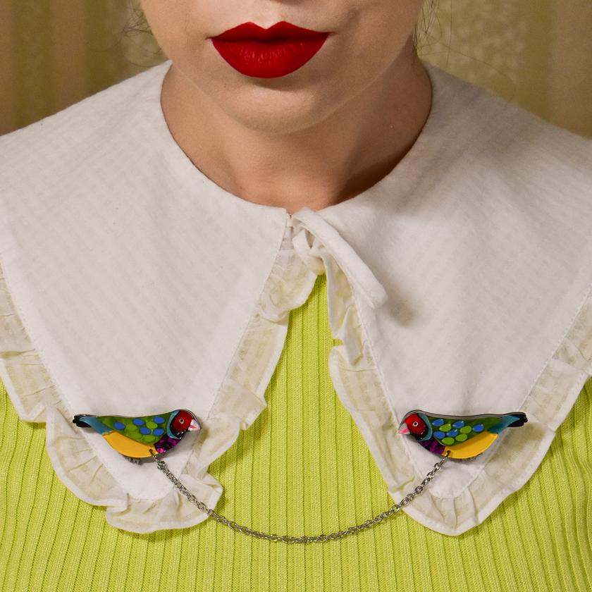 As Good as Gould double brooch 2021