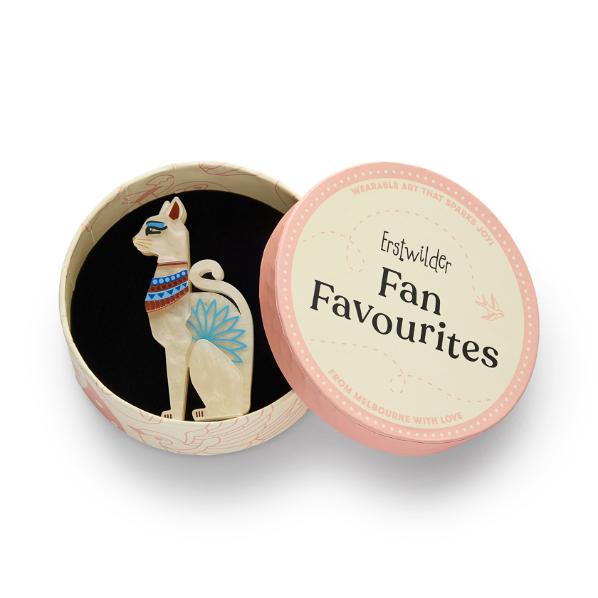 Bastet the Protector (white) brooch 2026 - Image 4