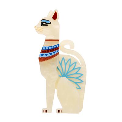 Bastet the Protector (white) brooch 2026