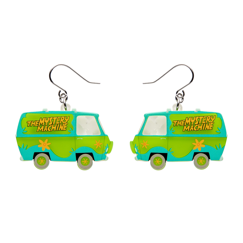 Mystery Machine drop earrings 2026