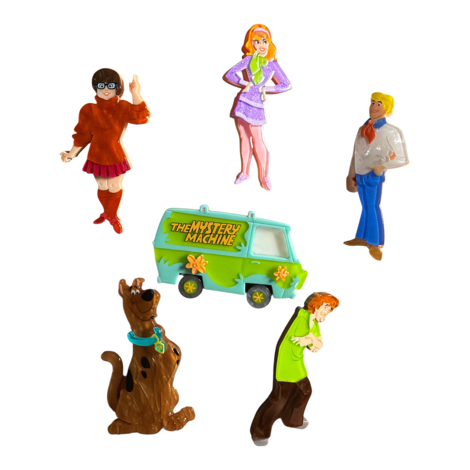 Hanna-Barbera Scooby-Doo 6 piece Brooch Set (plus mystery gift)
