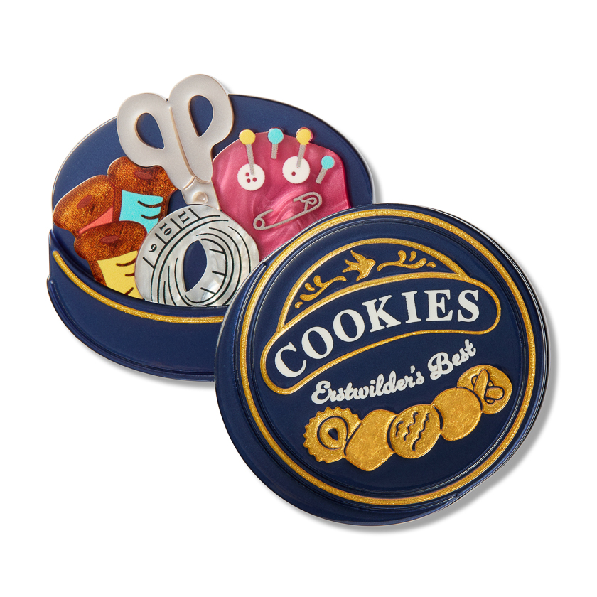 Cookie Tin Secrets Brooch