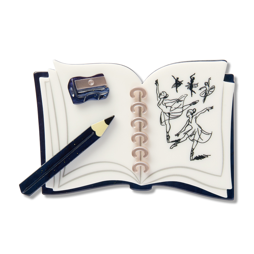 The Daily Sketch Book Brooch
