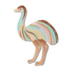 Utingat Ritjinguthinha brooch (emu)