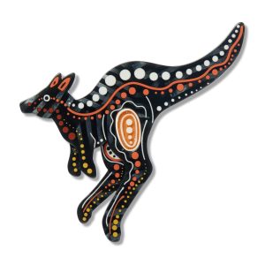Matjumpa Ritjinguthinha brooch (kangaroo)