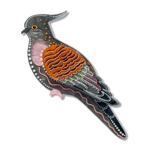 Kulupatji Brooch (crested pigeon)
