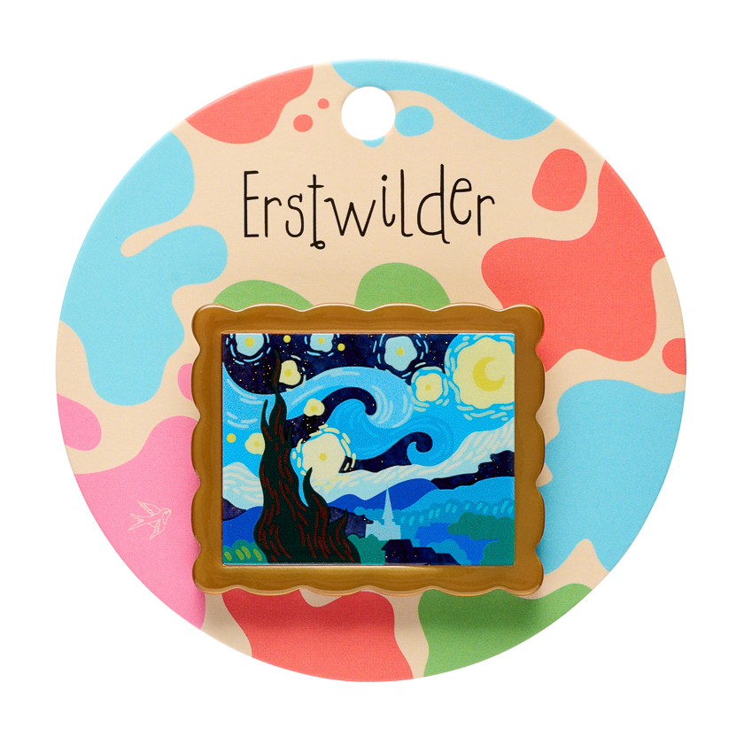 Van Gogh Simplified Brooch - Image 2